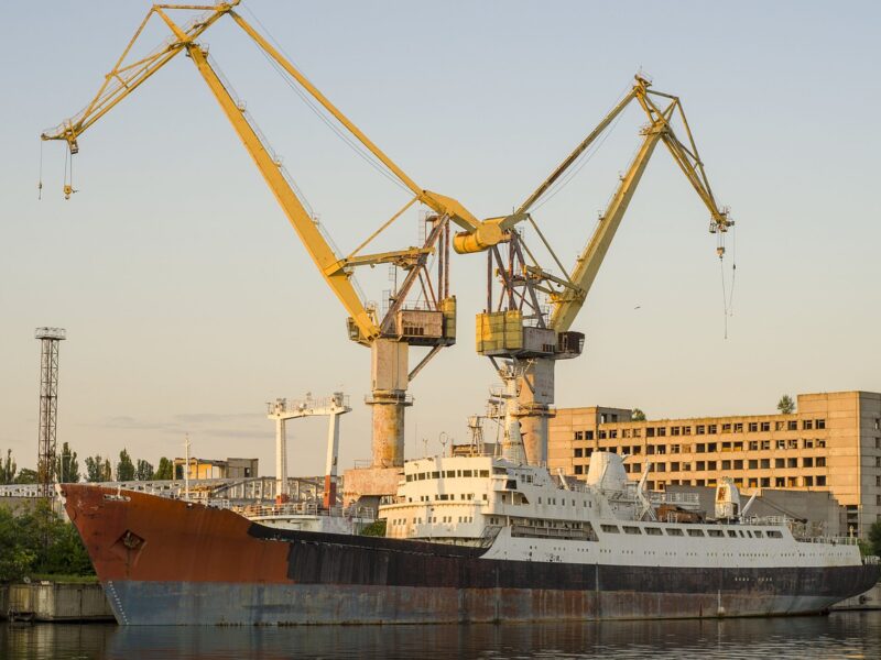 grue de levage containeur