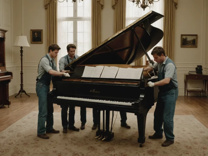 déménager un piano droit